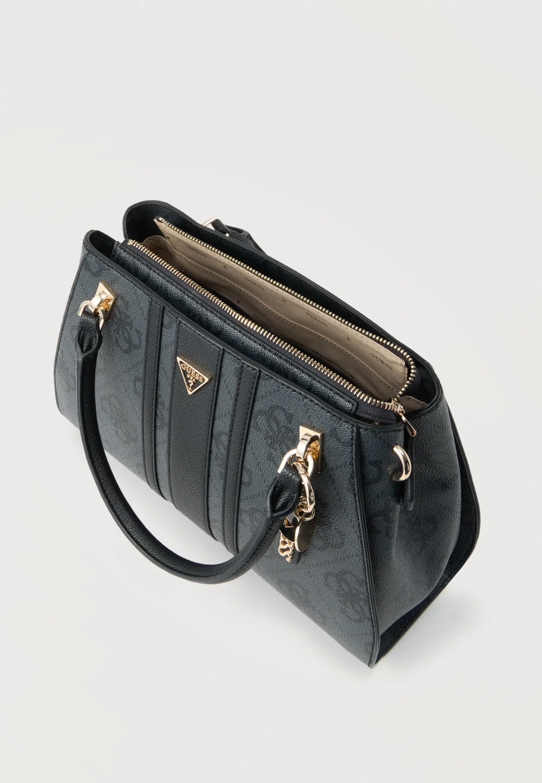 Guess Noelle II Γυναικεία Τσάντα Χειρός με Λουράκι – Ανθρακί 3 Guess Noelle II Γυναικεία Τσάντα Χειρός με Λουράκι – Ανθρακί - Image 3
