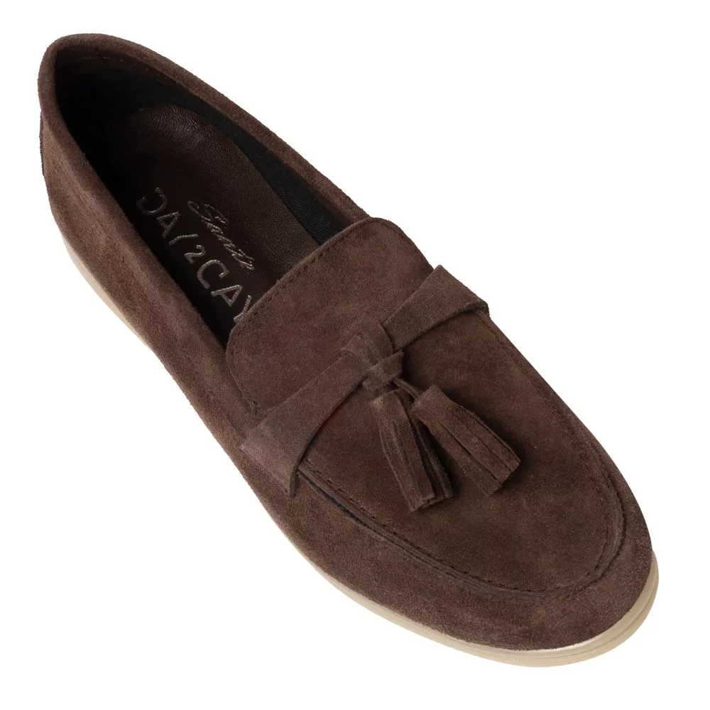 Sante Γυναικεία Μοκασίνια Suede Καφέ με Διακοσμητική Φούντα 2 Sante Γυναικεία Μοκασίνια Suede Καφέ με Διακοσμητική Φούντα - Image 2