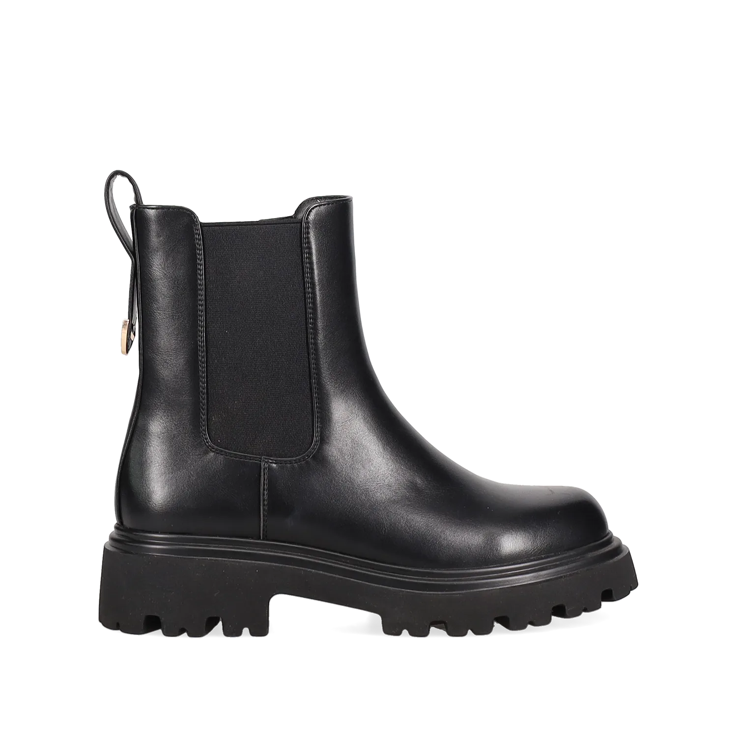 Μαύρα Chelsea Μποτάκια με Chunky Σόλα | Migato 1 Μαύρα Chelsea Μποτάκια με Chunky Σόλα | Migato