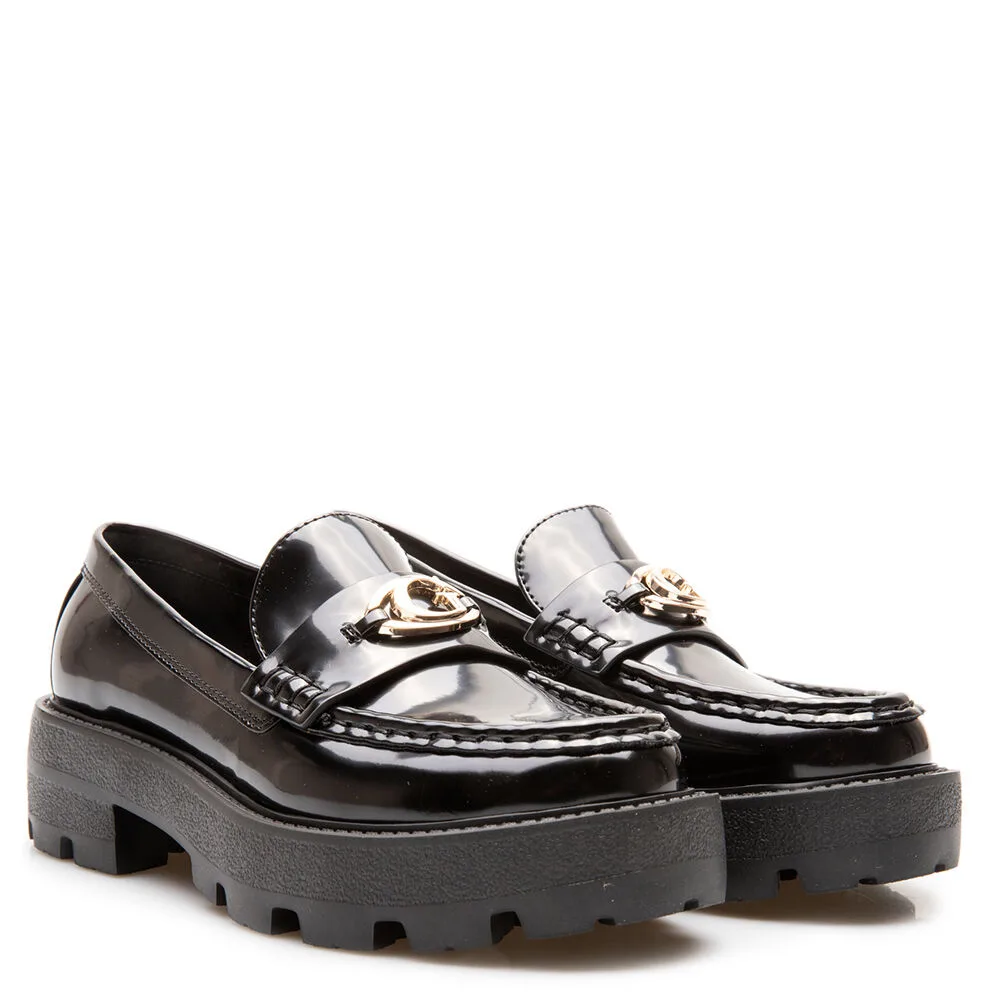 Guess Γυναικεία Loafer Λουστρίνι με Chunky Σόλα – Μαύρο 2 Guess Γυναικεία Loafer Λουστρίνι με Chunky Σόλα – Μαύρο - Image 2