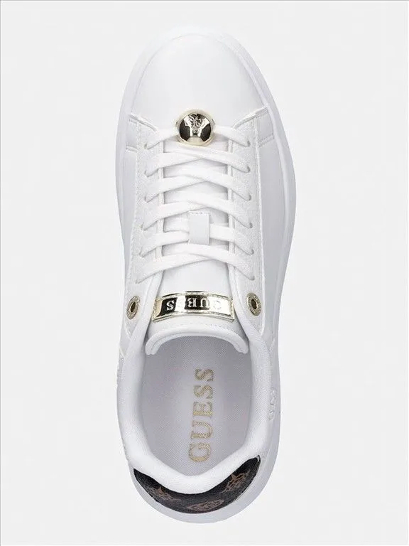 Guess Fireup Γυναικείο Sneaker Λευκό με Platform Σόλα 3 Guess Fireup Γυναικείο Sneaker Λευκό με Platform Σόλα - Image 3