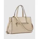 Verde Τσάντα Χειρός Μπεζ με Ανάγλυφη Υφή Croco 2 Verde Τσάντα Χειρός Μπεζ με Ανάγλυφη Υφή Croco - Image 2