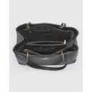 Verde Μαύρη Τσάντα Ώμου με Χρυσές Λεπτομέρειες 3 Verde Μαύρη Τσάντα Ώμου με Χρυσές Λεπτομέρειες - Image 3