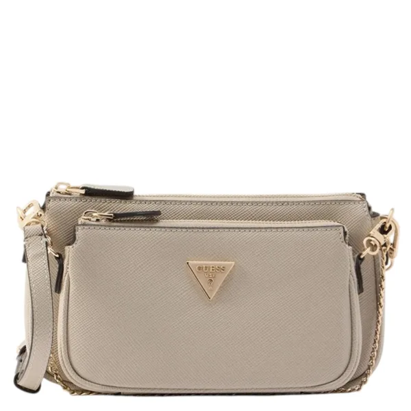 Τσάντα Χιαστί Guess Noelle II Mini Μπεζ
