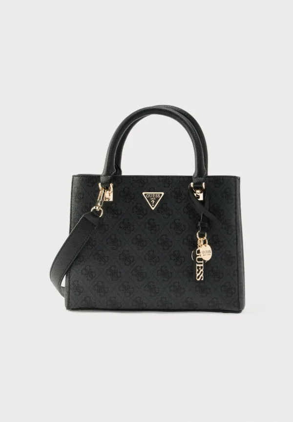 Guess Noelle II Γυναικεία Τσάντα Χειρός με Λουράκι – Ανθρακί
