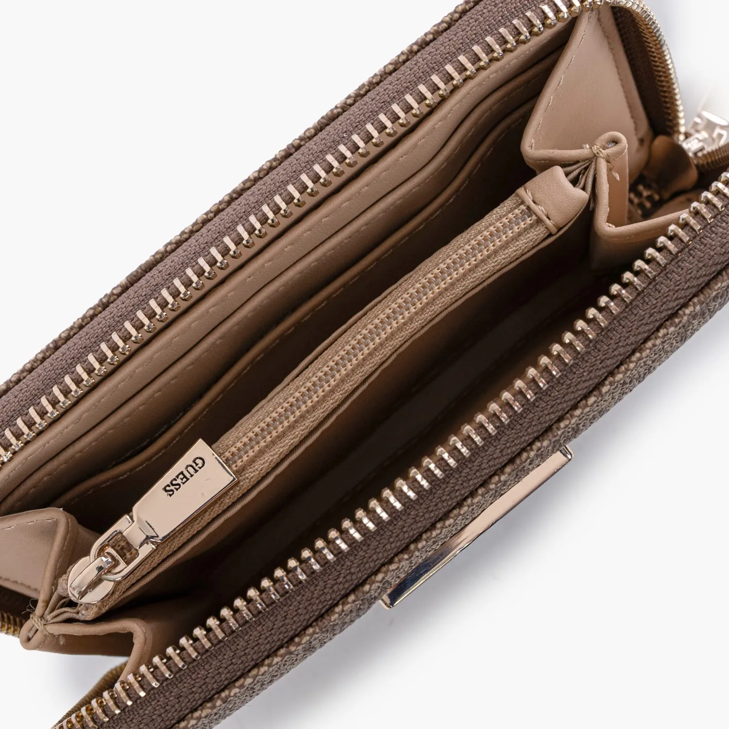 Guess Laurel II SLG Wallet SWSG7459140 Latte Γυναικείο Πορτοφόλι 4 Guess Laurel II SLG Wallet SWSG7459140 Latte Γυναικείο Πορτοφόλι - Image 4