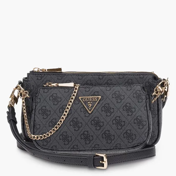 Guess Noelle II Mini Τσάντα Χιαστί Γκρι