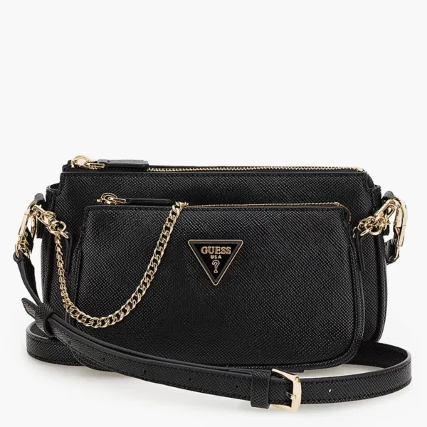 Τσάντα Χιαστί Guess Noelle II Mini Μαύρη