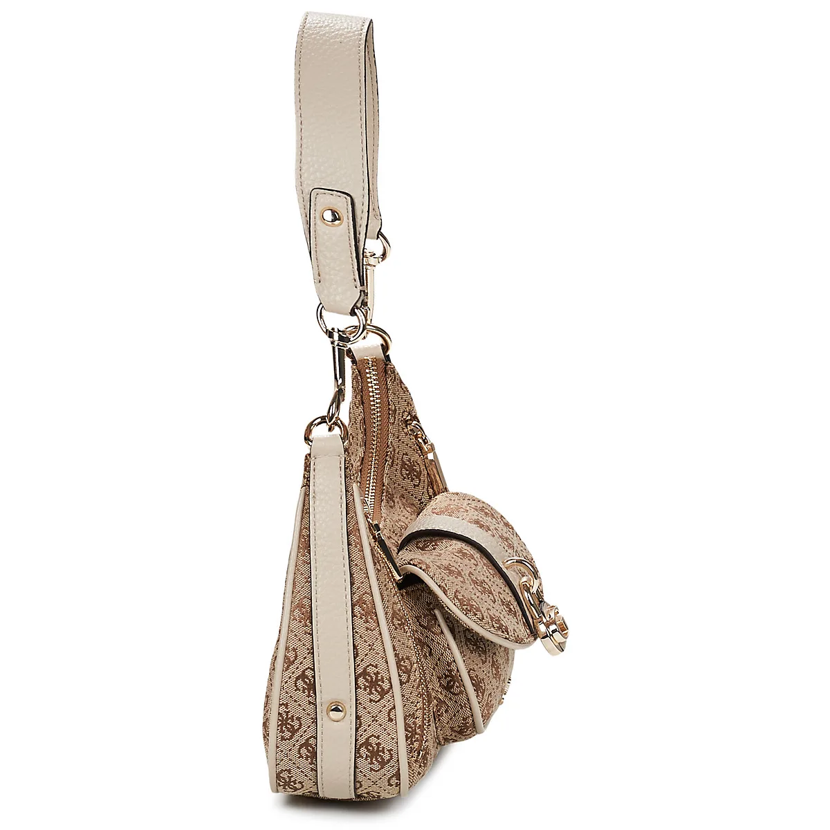 Guess Jessa Shoulder Bag 836218 – Latte Logo 3 Guess Jessa Shoulder Bag 836218 – Latte Logo - Image 3