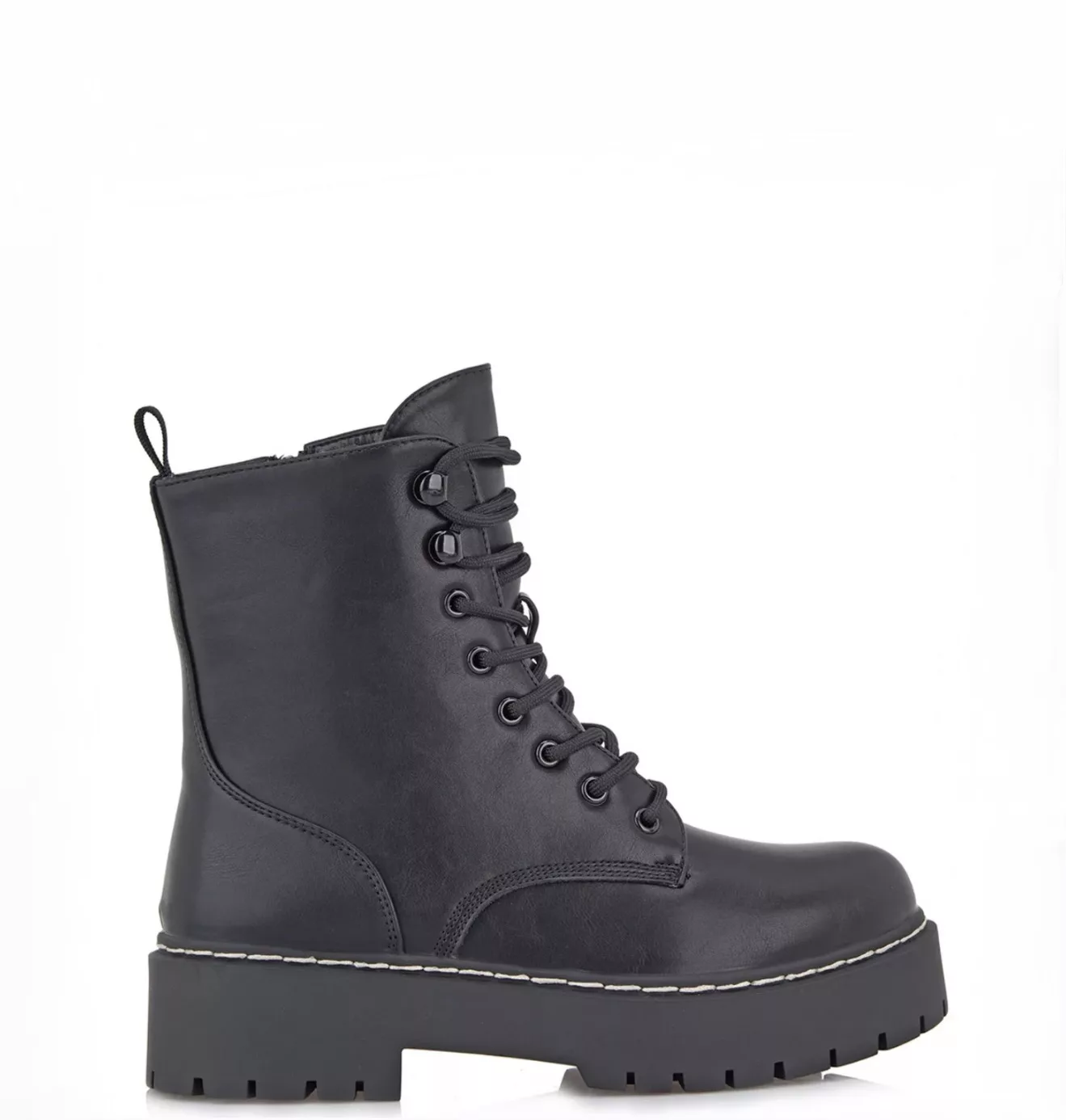 Μποτάκι EXE γυναικείο με κορδόνια και τρακτερωτή σόλα 1 Μποτάκι EXE γυναικείο με κορδόνια και τρακτερωτή σόλα