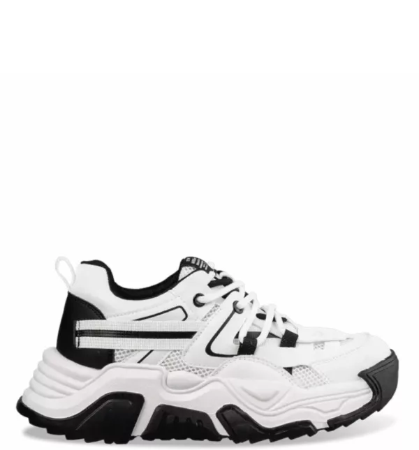 Mairiboo Γυναικεία Sneakers Άσπρο-Μαύρο