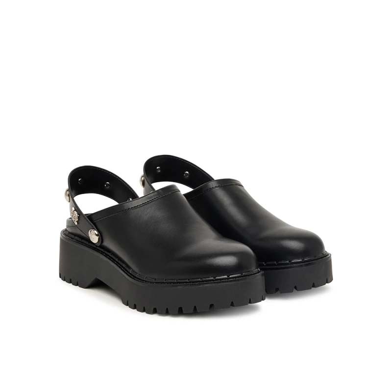 GUESS Wenna Γυναικεία Chunky Clogs Μαύρα 2 GUESS Wenna Γυναικεία Chunky Clogs Μαύρα - Image 2