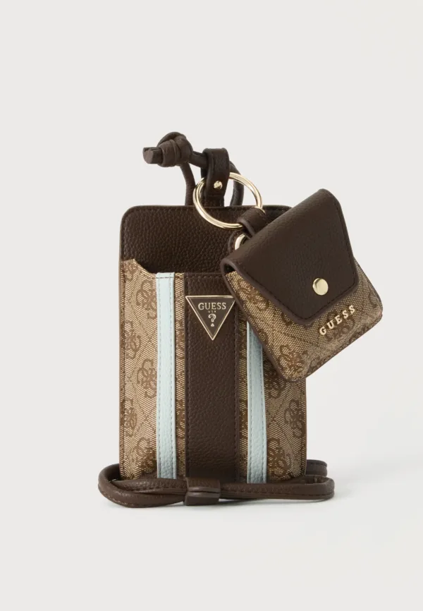 Guess Θήκη Κινητού Crossbody Monogram Καφέ