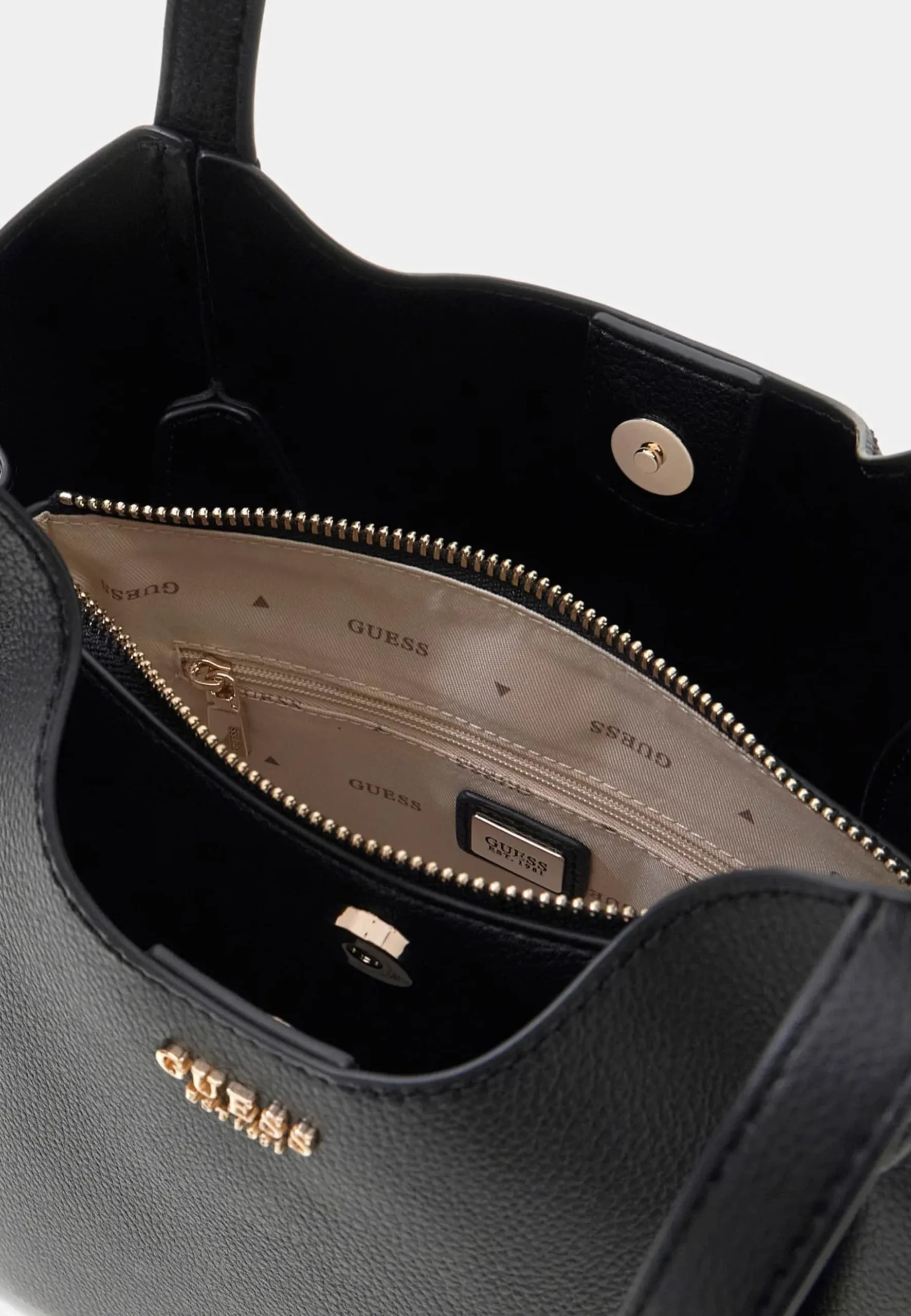 Guess MELODY Bucket Bag Μάυρη Γυναικεία Τσάντα Ώμου 3 Guess MELODY Bucket Bag Μάυρη Γυναικεία Τσάντα Ώμου - Image 3