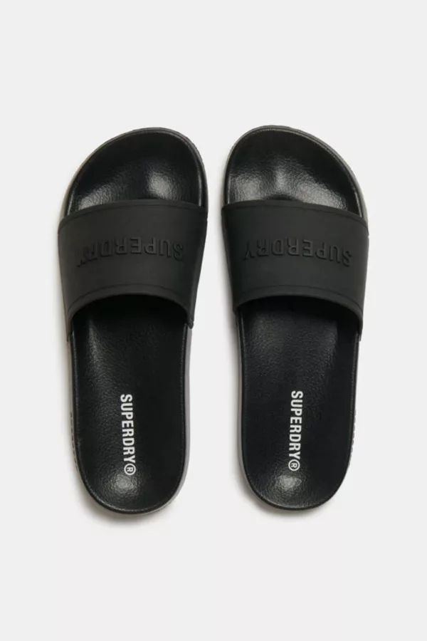 Superdry Αντρικές Παντόφλες Μάυρες
