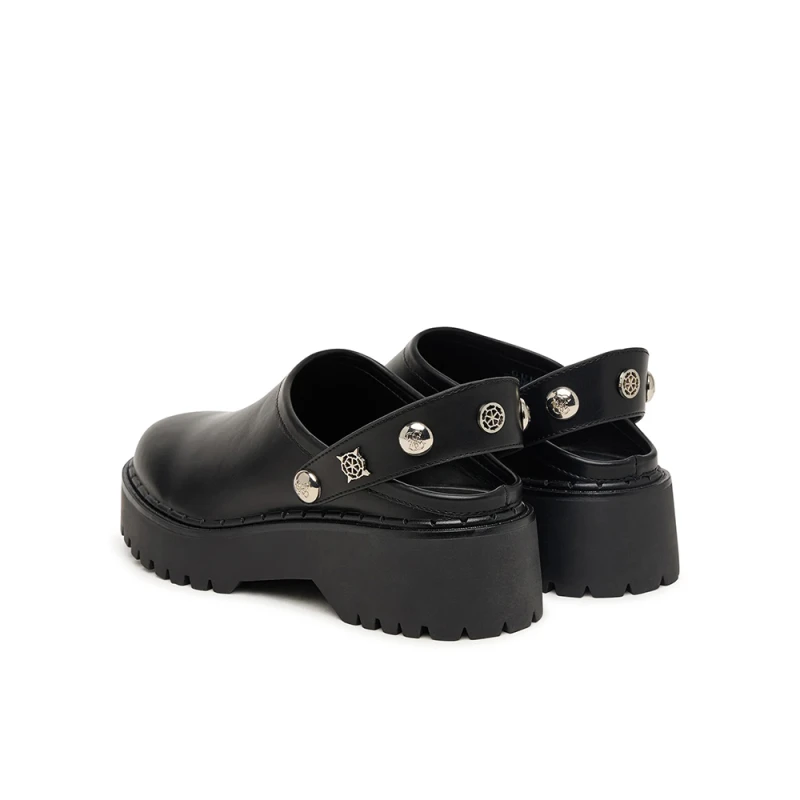 GUESS Wenna Γυναικεία Chunky Clogs Μαύρα 4 GUESS Wenna Γυναικεία Chunky Clogs Μαύρα - Image 4
