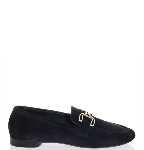 Sante Day2Day Γυναικείες μοκασίνια μαύρα