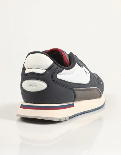 Ανδρικά Sneakers Pepe Jeans Μαύρο-Λευκό 4 Ανδρικά Sneakers Pepe Jeans Μαύρο-Λευκό - Image 4