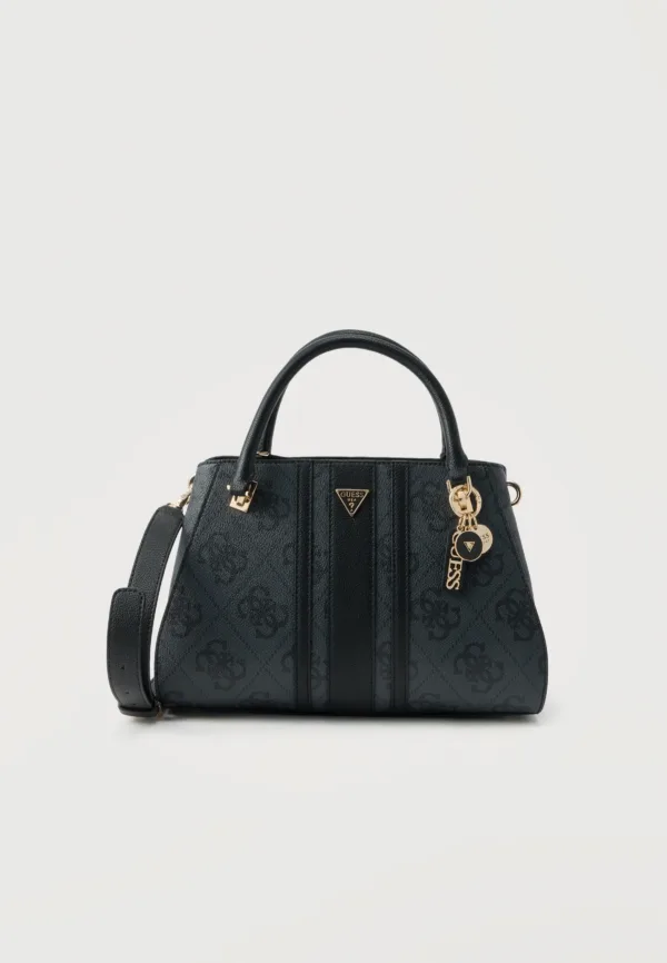 Guess Noelle II Γυναικεία Τσάντα Χειρός με Λουράκι – Ανθρακί