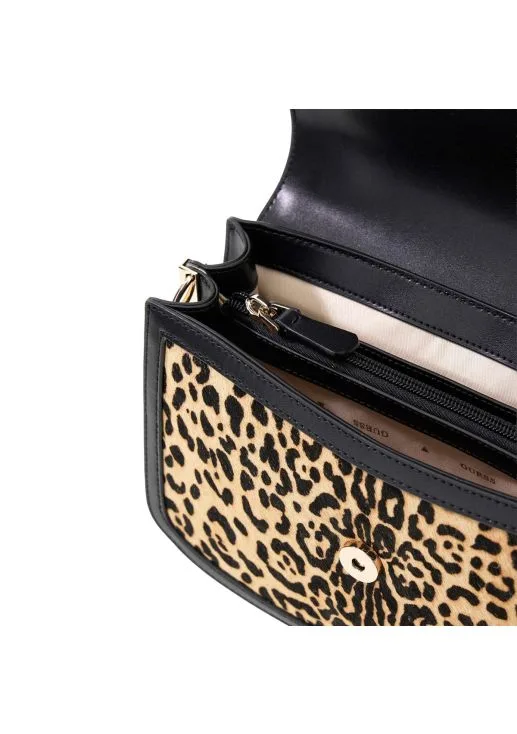 Guess Audrey Leopard Print Γυναικεία Τσάντα Ώμου 3 Guess Audrey Leopard Print Γυναικεία Τσάντα Ώμου - Image 3