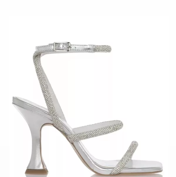 Sante Γυναικεία Πέδιλα Ασημί