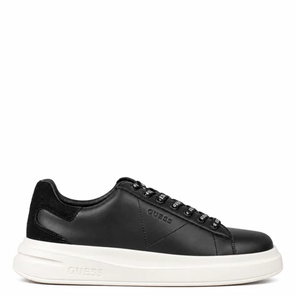 GUESS Μαύρα Sneakers με Λευκή Chunky Σόλα