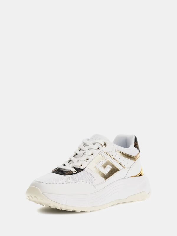 Guess Γυναικείο Παπούτσι running Fonzi με ένθετο laminate