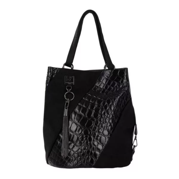 FRNC Μαύρη Tote Τσάντα