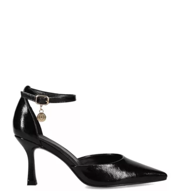 Γυναικείες Γόβες Migato Μαύρες με Λουράκι στον Αστράγαλο