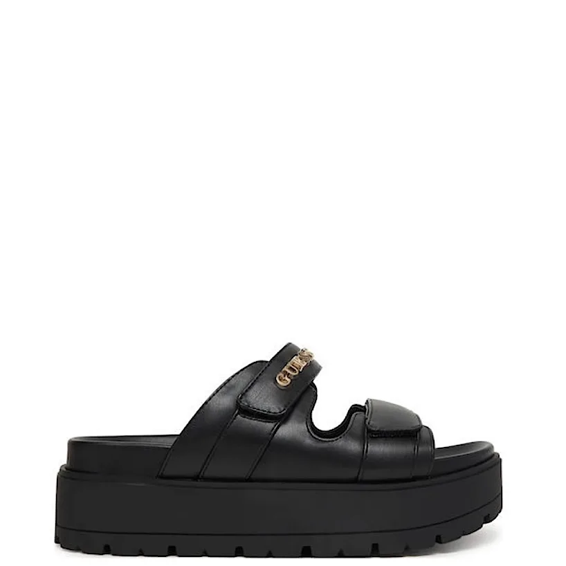 GUESS Chunky Platform Sandals Μαύρα 1 GUESS Chunky Platform Sandals Μαύρα