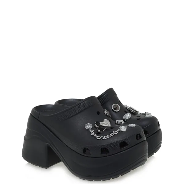 EXE Platform Clogs με Διακοσμητικά Μαύρα