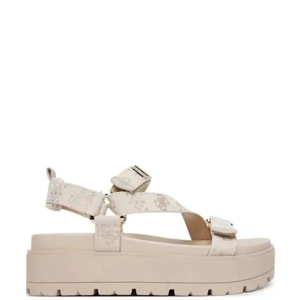 GUESS Γυναικεία Platform Σανδάλια Μπεζ