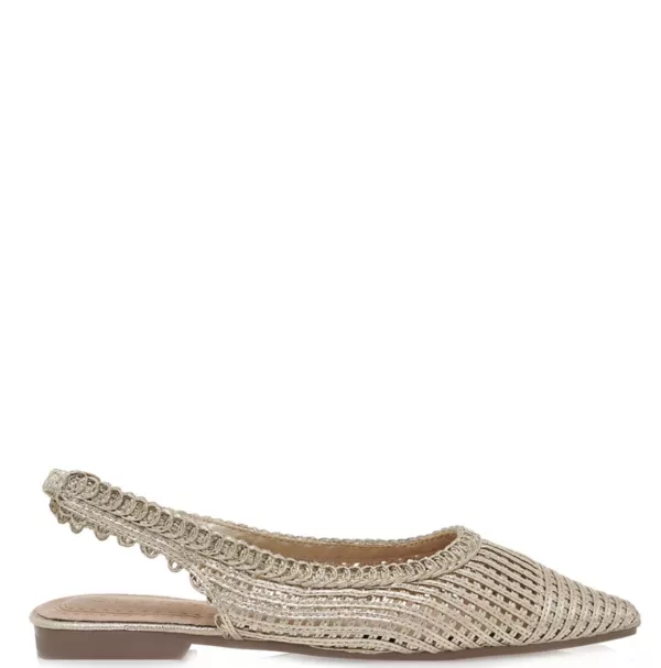 Seven Γυναικεία Flats Χρυσά