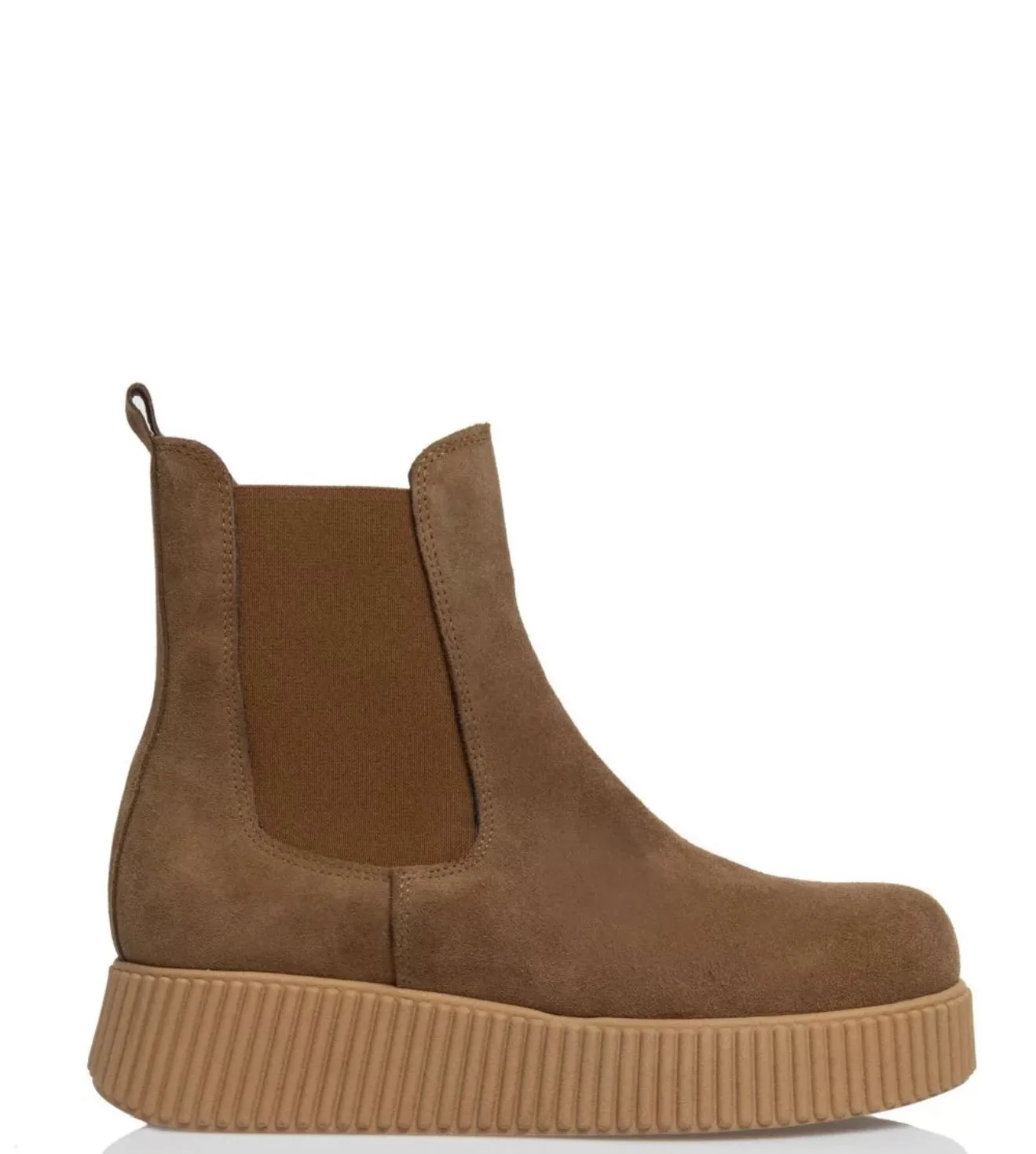 Sante Γυναικείο Μποτάκι με Πλατφόρμα Καφέ 1 Sante Γυναικείο Μποτάκι με Πλατφόρμα Καφέ