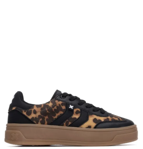 Sales! 362 XTI Sneakers με Leopard Σχέδιο & Καφέ Σόλα