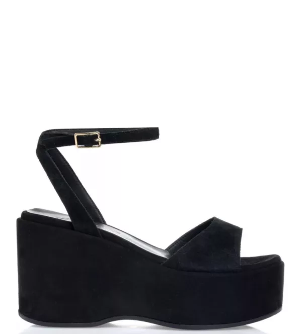  Sante Γυναικείες Πλατφόρμες Μαύρες