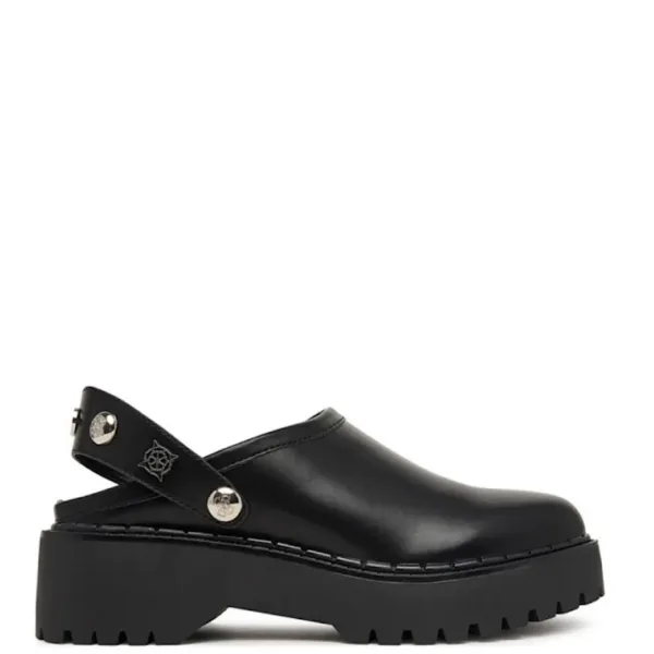 GUESS Wenna Γυναικεία Chunky Clogs Μαύρα