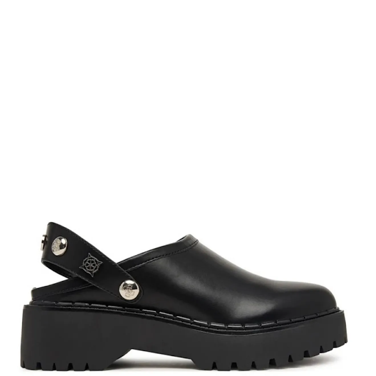GUESS Wenna Γυναικεία Chunky Clogs Μαύρα 1 GUESS Wenna Γυναικεία Chunky Clogs Μαύρα