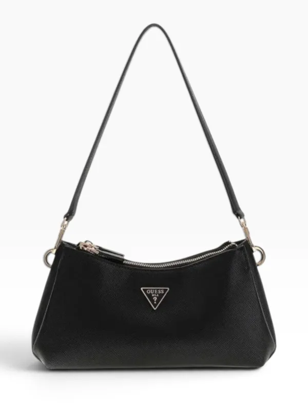 Guess Noelle II Mini Μαύρη Τσάντα Ώμου