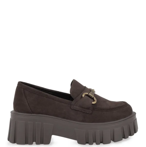 Renato Garini Γυναικεία Loafers Καφέ Καστόρι