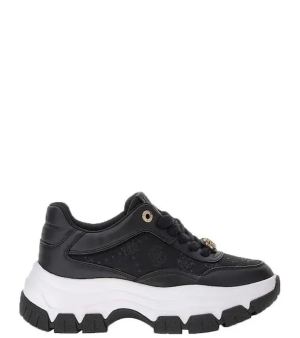 Guess Γυναικεία Sneakers Μαύρα με Chunky Σόλα