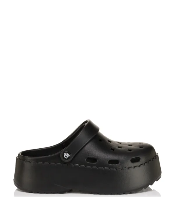 Superdry Γυναικεία Clogs Πλατφόρμας Μαύρα – Άνετα Casual Σαμπό