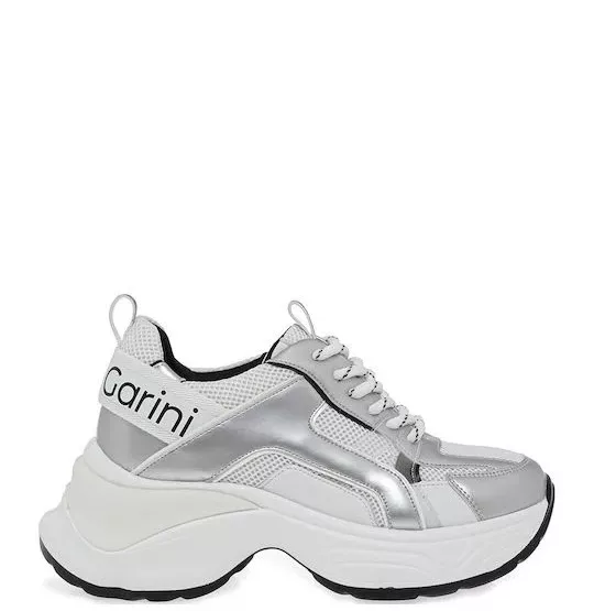 Γυναικεία Sneaker Renato Garini Λευκό Ασημί