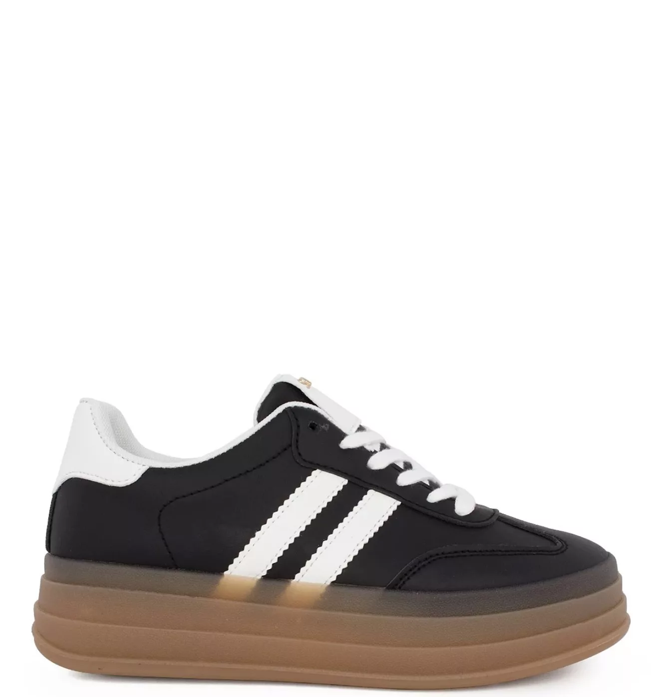 Γυναικεία Sneakers Seven Μαύρα με Λευκό 1 Γυναικεία Sneakers Seven Μαύρα με Λευκό