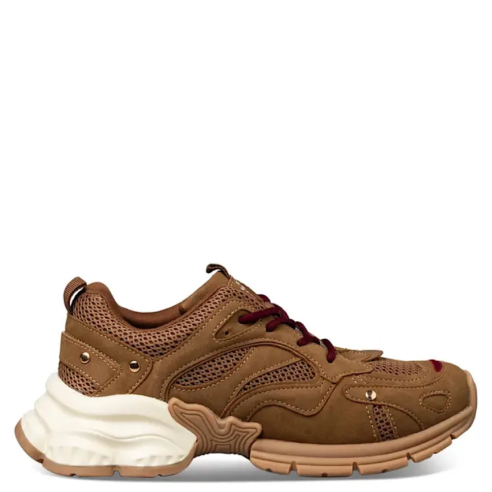 MAIRIBOO FOR ENVIE Γυναικεία Sneakers Καφέ με Chunky Σόλα & Mesh Λεπτομέρειες 1 MAIRIBOO FOR ENVIE Γυναικεία Sneakers Καφέ με Chunky Σόλα & Mesh Λεπτομέρειες