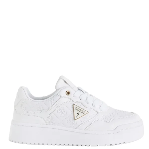 Guess Γυναικεία Λευκά Sneakers με Logo