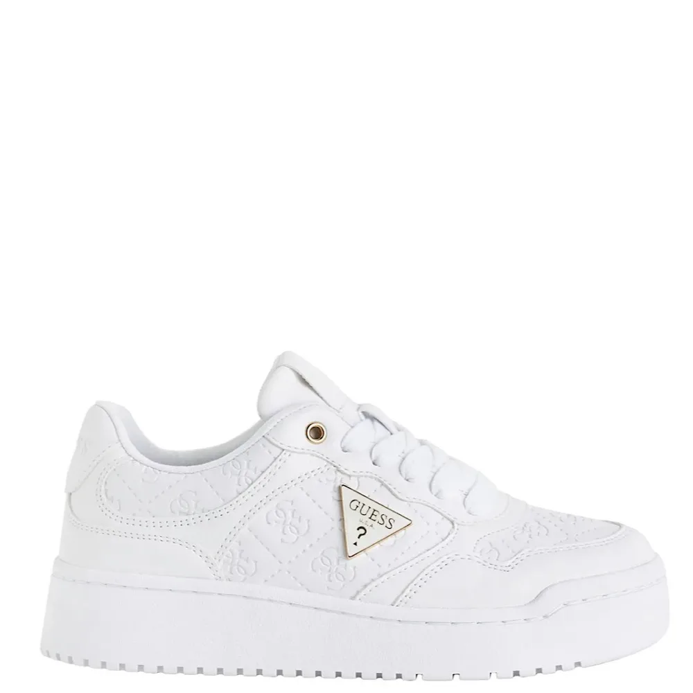 Guess Γυναικεία Λευκά Sneakers με Logo 1 Guess Γυναικεία Λευκά Sneakers με Logo
