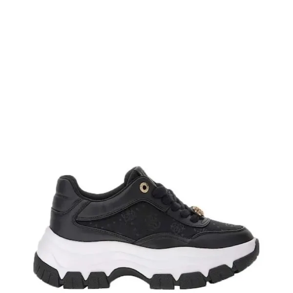 Guess Γυναικεία Sneakers Μαύρα με Chunky Σόλα