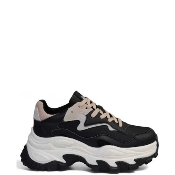 Superdry Γυναικεία Sneakers Chunky – Μαύρο/Μπεζ