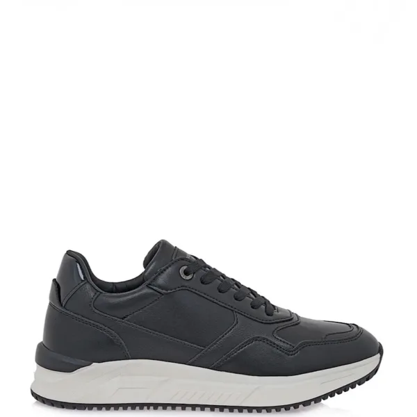 Renato Garini Ανδρικά Sneakers Μαύρα με Λευκή Σόλα